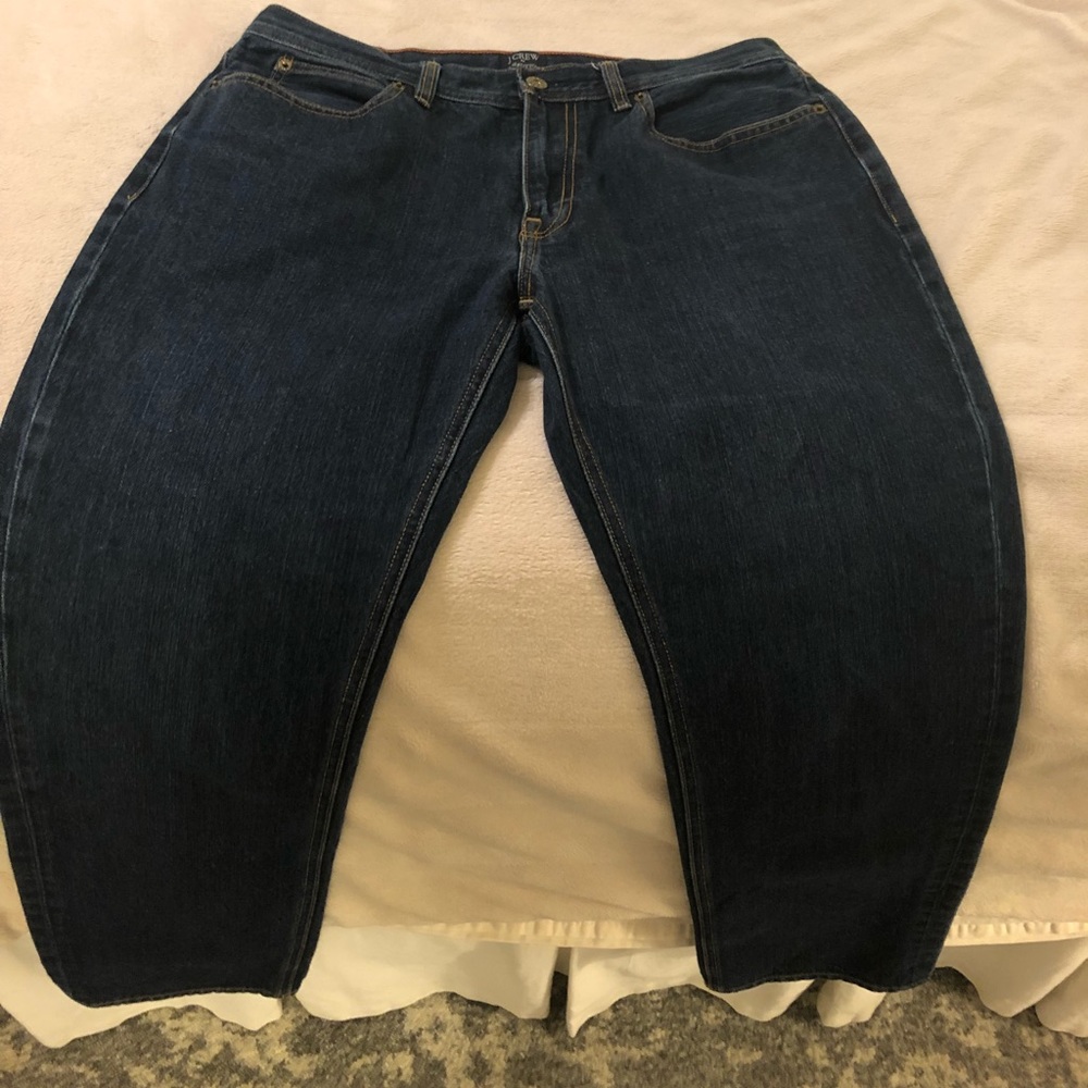 Men’s Jcrew Sutton Denim Jeans Dark Blue 33x30